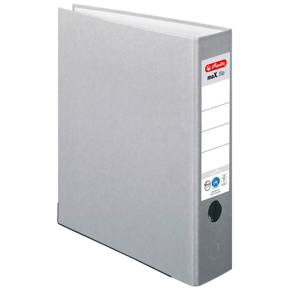 Artikelbild 2 für herlitz maX.file nature plus Ordner grau Karton 8,0 cm DIN A4, 1 St., Artikelnummer 474130