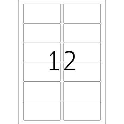 Artikelbild 4 für HERMA Adressetiketten 8842 weiß 88,9 x 46,6 mm, 25 Blatt, Artikelnummer 781714
