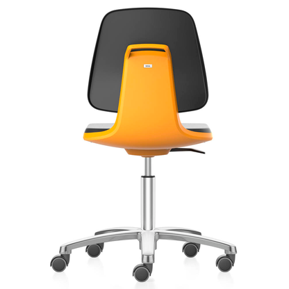 Artikelbild 3 für bimos Arbeitsdrehstuhl Labsit orange, schwarz Kunstleder, Artikelnummer 918458