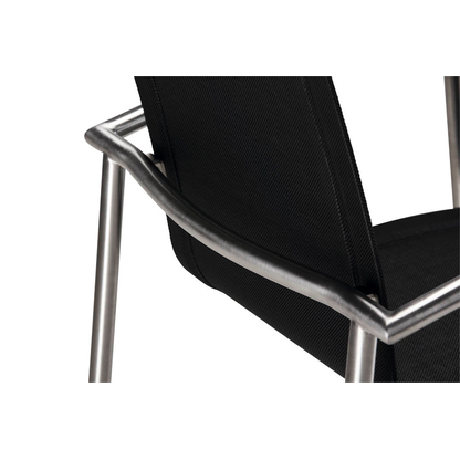 Artikelbild 4 für BEST Gartenstuhl mit Armlehnen Khartum schwarz, 1 St., Artikelnummer 139044