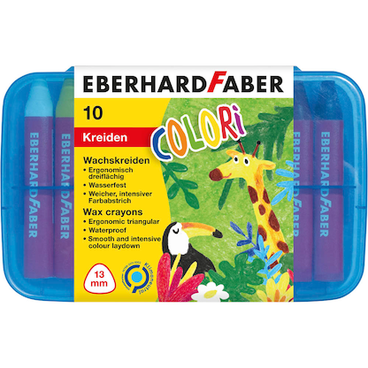 Artikelbild für EBERHARD FABER Colori Wachsmalkreiden farbsortiert, 10 St., Artikelnummer 708984
