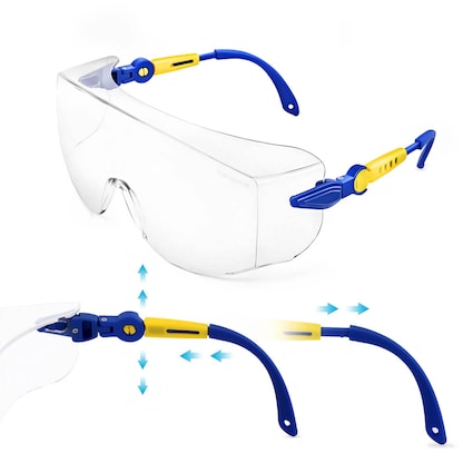 Artikelbild 3 für S&R Schutzbrillen-Set blau, gelb, 1 Set, Artikelnummer 390439