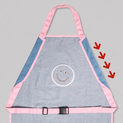 Artikelbild 2 für BRUNNEN Mädchen Kinder Malschürze Happy Hippie blau Einheitsgröße 1 St., Artikelnummer 689917