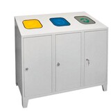 Artikelbild 1 für ADB Mülltrenner 3x 120,0 l lichtgrau, 1 St., Artikelnummer 354504