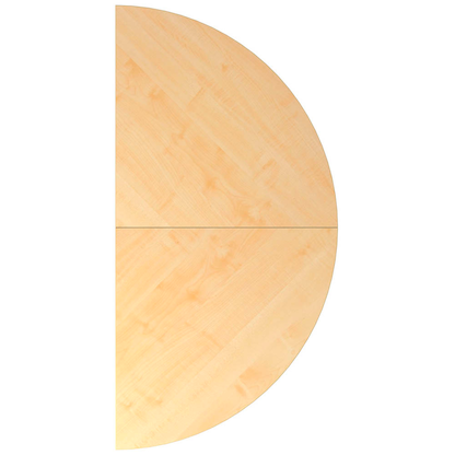 Artikelbild für HAMMERBACHER Anbautisch höhenverstellbar Popular ahorn, grau halbrund 160,0 x 80,0 x 65,5 - 82,5 cm, Artikelnummer 990388