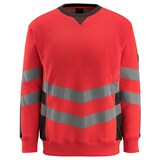 Artikelbild 1 für MASCOT® unisex Warnschutz-Langarmshirt Wigton rot, dunkelanthrazit Größe L, 1 St., Artikelnummer 762075
