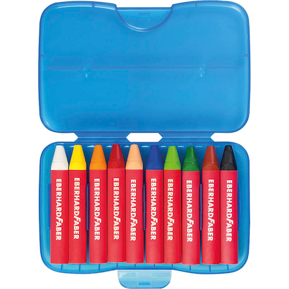 Artikelbild 2 für EBERHARD FABER Colori Wachsmalkreiden farbsortiert, 10 St., Artikelnummer 708984