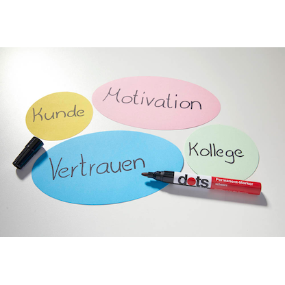 Artikelbild 3 für dots Permanentmarker schwarz 1,5 - 3,0 mm, 1 St., Artikelnummer 835601