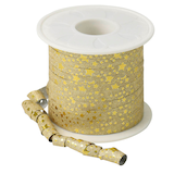 Artikelbild 1 für PRÄSENT Geschenkband Glitter Star mattglänzend gold 10,0 mm x 100,0 m, Artikelnummer 934846