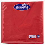 Artikelbild 1 für alouette Servietten rot 3-lagig 33,0 x 33,0 cm, 30 St., Artikelnummer 432874