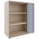 Artikelbild 1 für fm Rollladenschrank akazie 2 Fachböden 100,0 x 44,2 x 113,3 cm, Artikelnummer 447609
