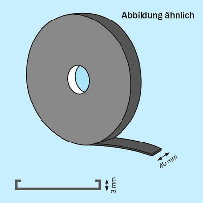 Artikelbild 3 für SPRINTIS Etikettenhalter magnetisch schwarz 1000,0 x 4,0 cm, 1 St., Artikelnummer 731269