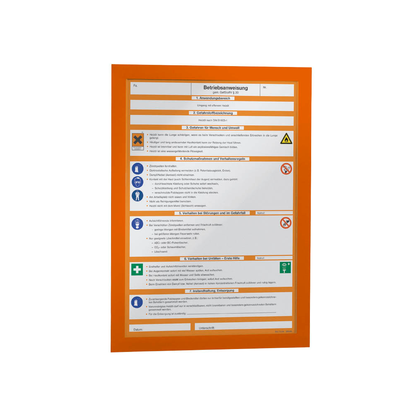 Artikelbild 5 für DURABLE Magnetrahmen selbstklebend DURAFRAME® orange A4, 2 St., Artikelnummer 693564