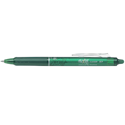 Artikelbild für PILOT FRIXION ball CLICKER Tintenroller 0,4 mm, Schreibfarbe: grün, 1 St., Artikelnummer 774299