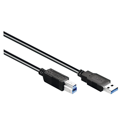 Artikelbild für goobay USB 3.0 A/USB 3.0 B Kabel 1,8 m schwarz, 1 St., Artikelnummer 502690