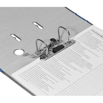 Artikelbild 7 für AKTION: LEITZ 1050 Ordner blau marmoriert Karton 5,2 cm DIN A4, 10 St., Artikelnummer 653887