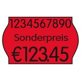 Artikelbild 1 für PrinterLabels AS Preisetiketten leuchtrot permanent 26,0 x 16,0 mm, 12 Rollen, Artikelnummer 231191