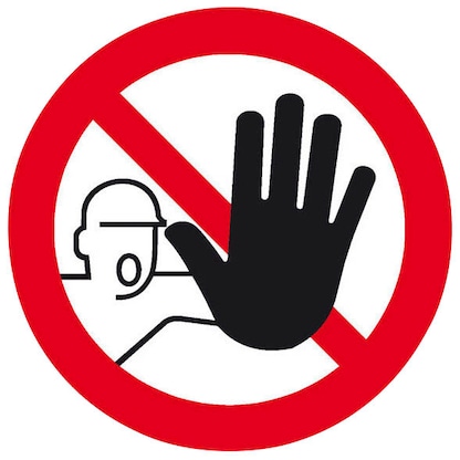 Artikelbild für SafetyMarking® Verbotsaufkleber 