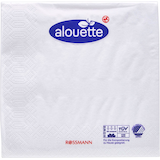 Artikelbild 1 für alouette Servietten weiß 3-lagig 25,0 x 25,0 cm, 20 St., Artikelnummer 432887