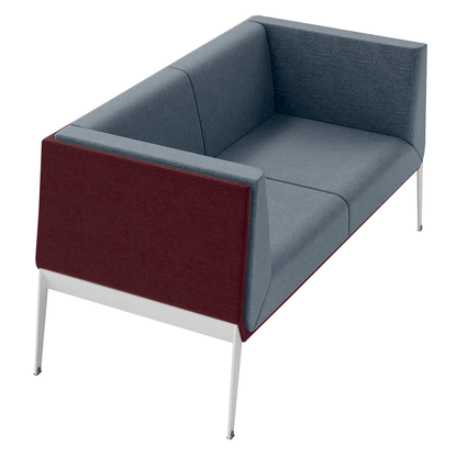 Artikelbild 6 für Quadrifoglio 2-Sitzer Sofa Accord grau, bordeaux weiß Stoff 156,0 x 68,0 x 76,0 cm, 1 St., Artikelnummer 462130
