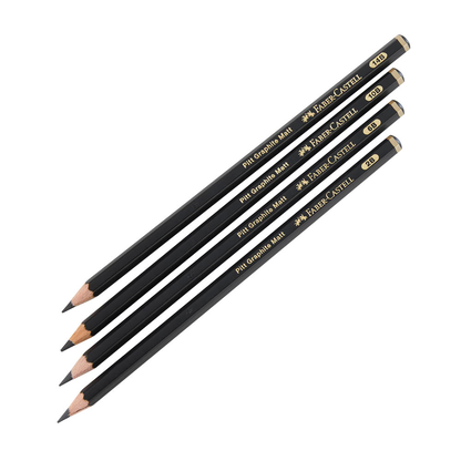 Artikelbild 5 für FABER-CASTELL Pitt Graphite Bleistift-Set 2B schwarz, 1 Set, Artikelnummer 277859