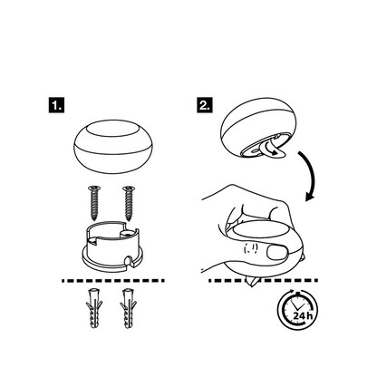 Artikelbild 7 für WAGNER® design yourself EH 5176 Türstopper Zinkdruckguss, Kautschuk Ø 5,4 cm, Artikelnummer 419576