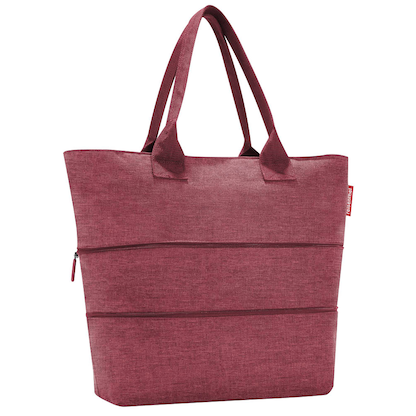 Artikelbild für reisenthel® Einkaufstasche shopper e1 Kunstfaser twist maroon RJ3104, Artikelnummer 571396