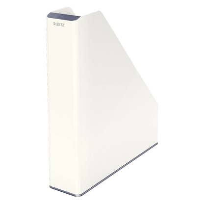 Artikelbild 4 für LEITZ Stehsammler WOW Duo Colour 53621001 perlweiß/grau Kunststoff, DIN A4, 1 St., Artikelnummer 313522