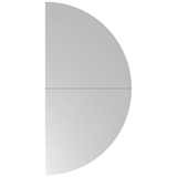 Artikelbild 1 für HAMMERBACHER Anbautisch LA160 lichtgrau, grau halbrund 160,0 x 80 x 65,5 - 82,5 cm, Artikelnummer 991943