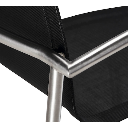 Artikelbild 3 für BEST Gartenstuhl mit Armlehnen Khartum schwarz, 1 St., Artikelnummer 139044