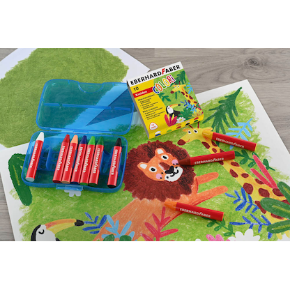 Artikelbild 4 für EBERHARD FABER Colori Wachsmalkreiden farbsortiert, 10 St., Artikelnummer 708984