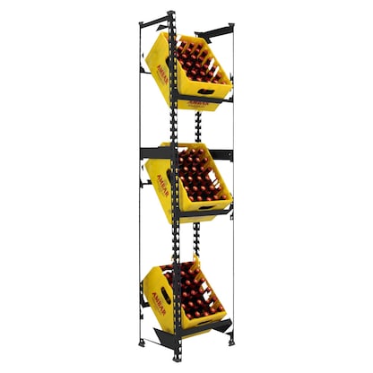 Artikelbild für Simonrack Getränkekistenregal SIMONBOTTLE 3 8425437129629 anthrazit 40,0 x 30,0 x 180,0 cm, Artikelnummer 978831