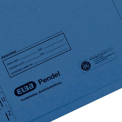 Artikelbild 5 für ELBA Pendelhefter Karton blau DIN A4 1x Amtsheftung, 1 St., Artikelnummer 332678
