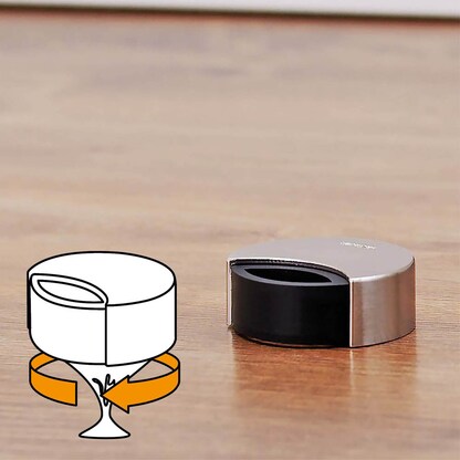 Artikelbild 6 für WAGNER® design yourself EH 5151 Türstopper Zinkdruckguss, Kautschuk Ø 5,0 cm, Artikelnummer 420057