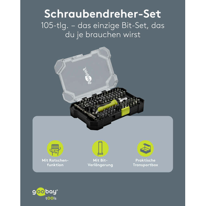 Artikelbild 5 für goobay Bit-Set 77844, 104-tlg., Artikelnummer 779676