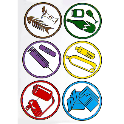 Artikelbild 5 für ADB Mülltrenner 3x 120,0 l lichtgrau, 1 St., Artikelnummer 354504