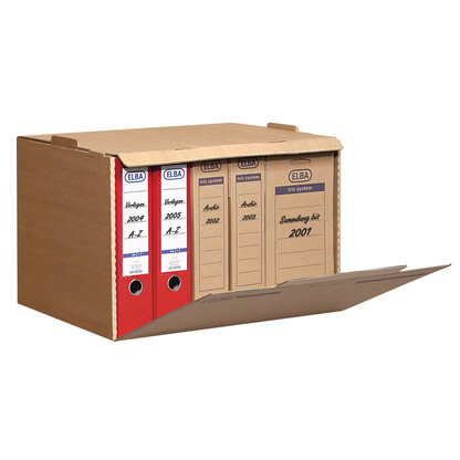 Artikelbild 2 für ELBA Archivcontainer tric system braun 51,0 x 36,0 x 33,0 cm, 5 St., Artikelnummer 748582