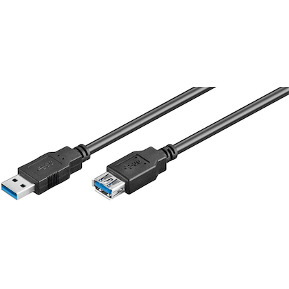 Artikelbild für goobay USB 3.0 A Kabel 1,8 m schwarz, 1 St., Artikelnummer 502765