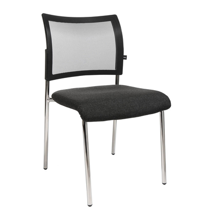 Artikelbild 3 für Topstar Besucherstühle Visit 10 Net NV290 G220 anthrazit, schwarz Stoff, 2 St., Artikelnummer 618145