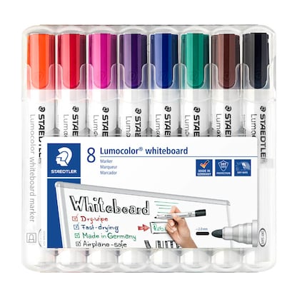 Artikelbild für STAEDTLER Lumocolor Whiteboard-Marker farbsortiert 2,0 mm, 8 St., Artikelnummer 347296