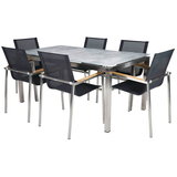 Artikelbild 1 für greemotion Sitzgruppe Sydney, silber Textilene, Metall, 7-teilig, Artikelnummer 731127