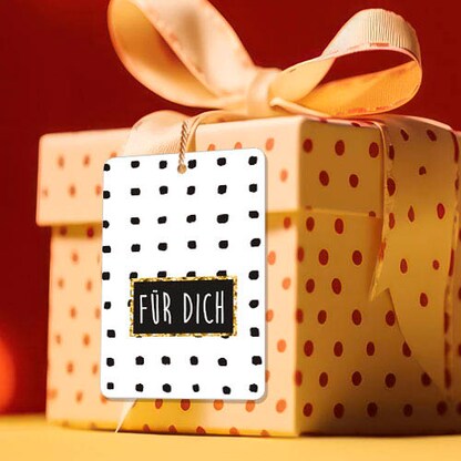 Artikelbild 2 für LUMA Geschenkanhänger mehrfarbig für Dich, 10 St., Artikelnummer 141399