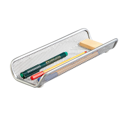 Artikelbild für Zeller Stiftablage Meshline alufarben Metall, lackiert 25,0 x 9,2 x 3,5 cm, Artikelnummer 779397