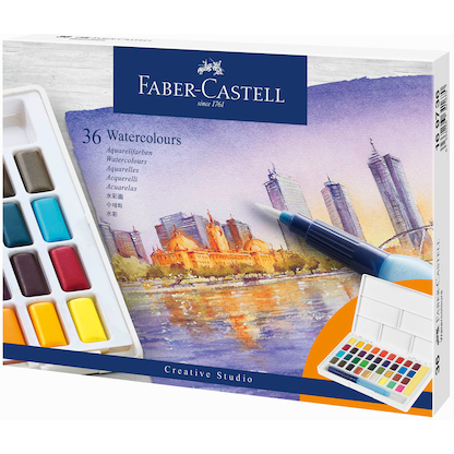 Artikelbild 2 für FABER-CASTELL Aquarellfarben farbsortiert, 1 St., Artikelnummer 158607