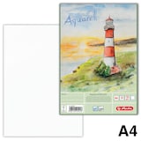 Artikelbild 1 für herlitz Aquarellblock DIN A4 150 g/qm, 20 Blatt, 1 Block, Artikelnummer 421997