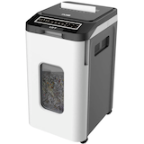 Artikelbild 1 für LMG AUTO350P5 Aktenvernichter mit Partikelschnitt P-5, 2 x 12 mm, bis 350 Blatt, weiß, Artikelnummer 884902