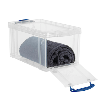 Artikelbild für Really Useful Box Aufbewahrungsbox 8,0 l transparent 34,0 x 20,0 x 17,5 cm, 1 St., Artikelnummer 305735