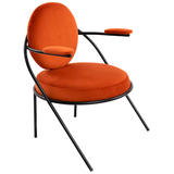 Artikelbild 1 für meet powered by PAPERFLOW Sessel SATURNE rost schwarz Stoff 70,0 x 73,0 x 88,0 cm, 1 St., Artikelnummer 231759