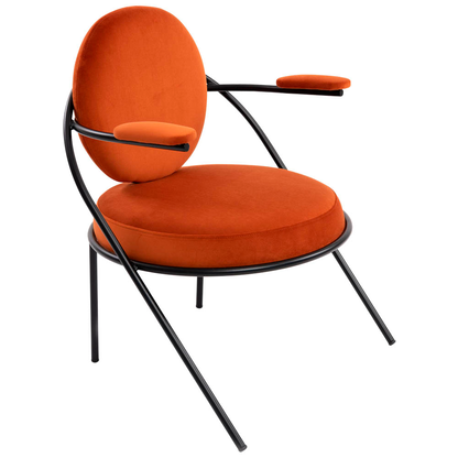 Artikelbild für meet powered by PAPERFLOW Sessel SATURNE rost schwarz Stoff 70,0 x 73,0 x 88,0 cm, 1 St., Artikelnummer 231759