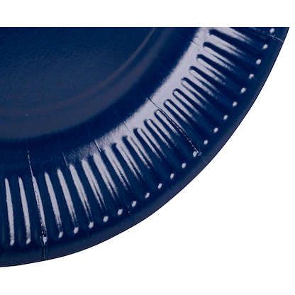 Artikelbild 3 für PROnappe Pappteller marineblau Ø 23,0 cm, 20 St., Artikelnummer 345748